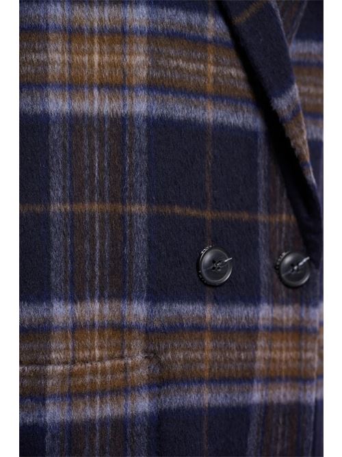 cappotto adria RINO & PELLE | ADRIA.7002611CHECK BLU NAVY